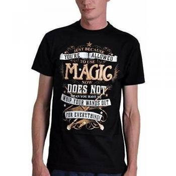 Harry Potter Weasley Magic camiseta algodón negro - XXXL