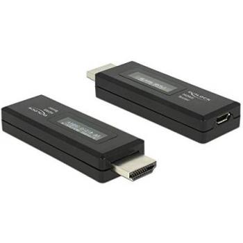 Tester HDMI Delock 63327 para información EDID con pantalla OLED