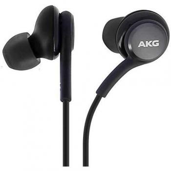 Samsung - Auriculares Original AKG Harman Kardon EO-IG955 para Galaxy S8, S9, S10, Note 8, Note 9, Negro, Bulk