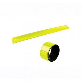 Klappband für Arm und Knöchel gelb reflektierend, selbstaufrollend 40x3cm