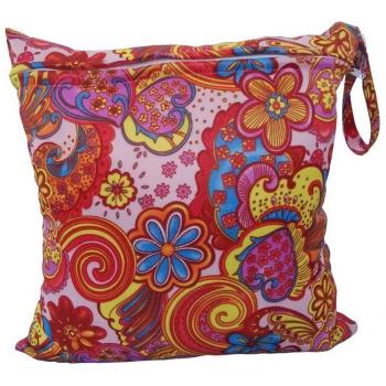 KINDOYO Bolso de pañales reutilizable lavable del paño del bebé del bolso de la cremallera impermeable