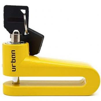 URBAN 560A Practic Candado Antirrobo ø7 Disco Universal Moto y Scooter, Yellow, 7 mm
