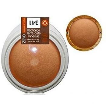ZAO Vegan Bio Mineral Cooked Powder Refill - 341 Copper Beige (15g)