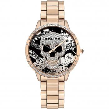 Reloj Police Mujer Analogico Cuarzo con Correa de Acero Inoxidable PL16067MSR-02M