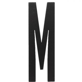 design letters Letras y números, Madera, Negro, Talla única