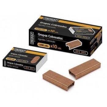 Grapas Cobreadas 22/6 - Pack de 3 Unidades