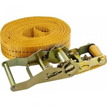 Correa Triuso - 6m - 35 millimeter - 2000 kg gris-con tensor correa BST cinturón de seguridad para carga correas de carga correas de fijación