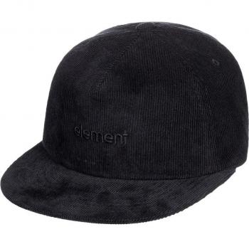 Element Lodge Cap Gorra para Hombre con Cincha Posterior de Ajuste en Color Negro