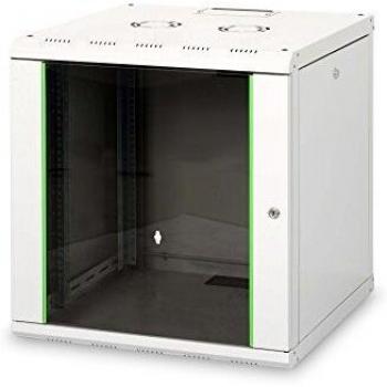 Gabinete de pared DIGITUS Professional 12U - 600 mm de profundidad - Gabinete de pared Unique, serie en gris con construcción robusta de chapa de acero