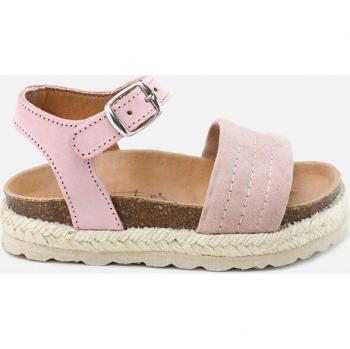 Sandalias de niña en ecopiel estilo bio Eli 1957 con diseño trenzado confetto de Papanatas