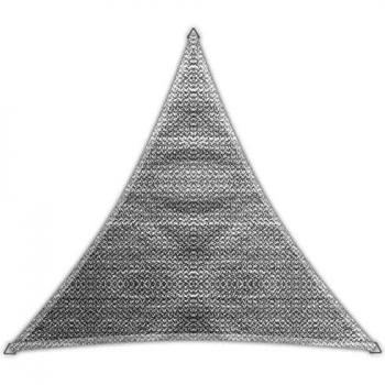Windhager 10977 - Vela de sombra para patio, triangular 5m, color blanco