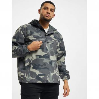 Brandit Light Grey Camo Summer Windbreaker Jacket for Men
