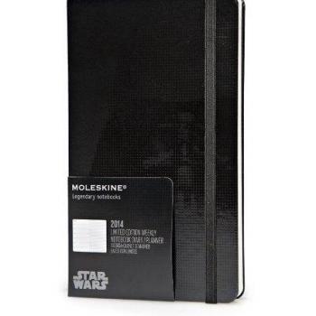 Moleskine 2014 - Diario Semanal Guerra De Las Galaxias, Tamaño L, Color Negro - Edición Limitada