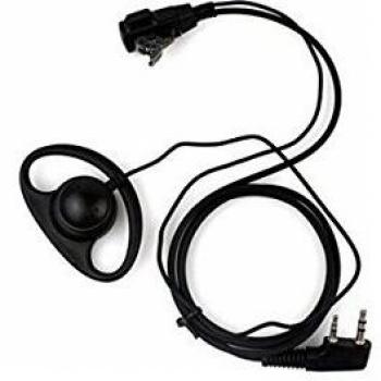 D-forma Auricular del micrófono del auricular para Baofeng UV-5R 666s 777S 888S radio de dos vías