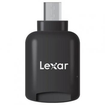 Lexar LRWMUSBBEU - Lectores de Tarjeta, Color Negro