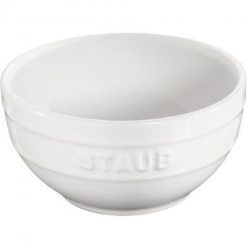 Staub - Cuenco redondo de cerámica resistente, apto para lavavajillas y microondas