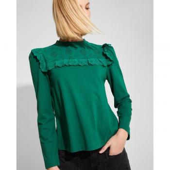 Naëlle - Camiseta Mujer Manga Larga con Diseño Suizo Exclusivo