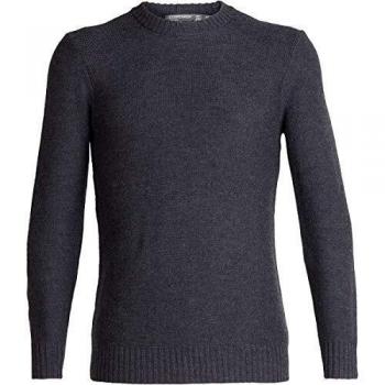ICEBREAKER Waypoint Crew Jersey - Char Heather, L para hombre