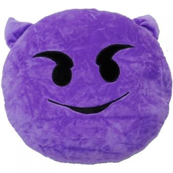 Emoticonworld Demonio - Cojín emoticono, 32 cm