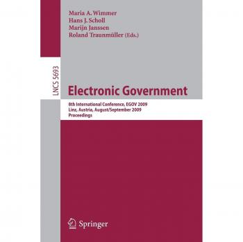 Electronic Government: 8th International Conference, EGOV 2009, Linz, Austria, August 31 - September 3, 2009, Proceedings