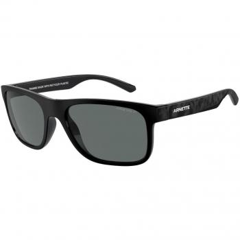 Arnette AN 4341 Khim Polarized Men's Sunglasses Black Size 56
