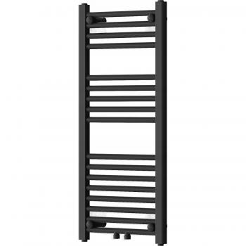 Radiador secatoallas eléctrico y de agua 309W 90x40x3cm, Negro