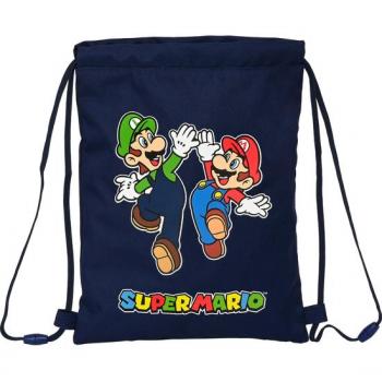 Saco Plano Junior Super Mario - Safta