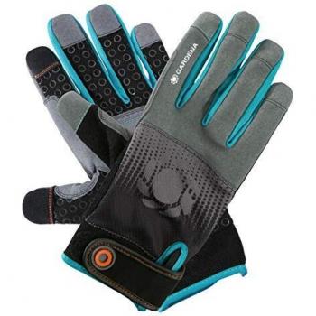 Gardena M Guante para Equipos Talla 8, Turquesa, Negro, Gris, Naranja