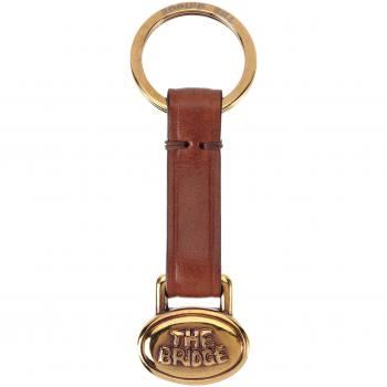 The Bridge Story Brown Leather Keychain 7.5 cm