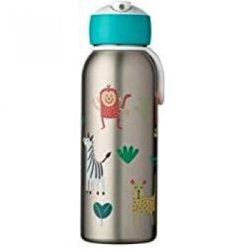Mepal Campus Insulated Flip-Up Bottle, 350 ml, Animal Friends