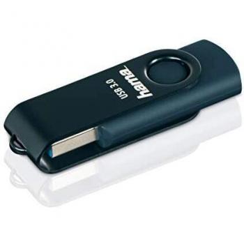 Hama USB Stick Rotate 32 GB, USB 3.0, 70 MB/s, Azul Petróleo