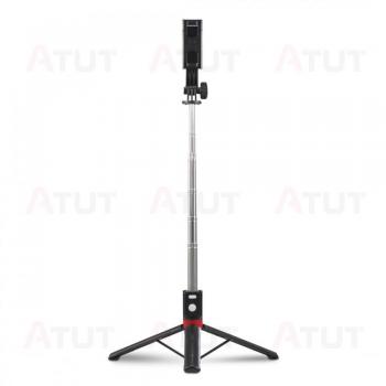 Hama Fancy Stand 110 - Selfie Stick y Trípode con Control Remoto Bluetooth, Negro