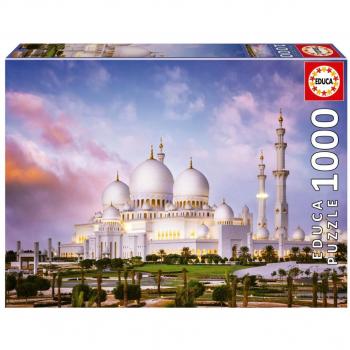 Puzzle 1000 Piezas Gran Mezquita Sheikh Zayed - Educa, Ideal para Entretener y Desarrollar Habilidades