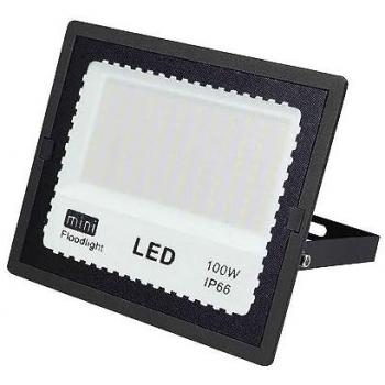 Proyector Exterior FABRILAMP Zircon 100W 6500K Negro 10000lm IP66