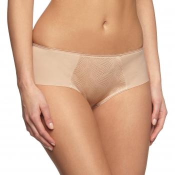Triumph Essential Minimizer Women's Bra and Hipster Set in Beige, Size 36
