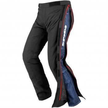 SPIDI Pantalones Impermeables de Motorista Superstorm H2Out, Negro, XL