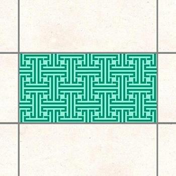 Pattern Design GmbH Adhesivo Decorativo para Azulejos – Decorativo Laberinto 30 cm x 60 cm, tamaño: 20 Piezas