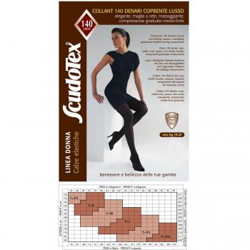 Scudotex 140 Pantimedia Lujo 2 Negro
