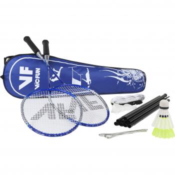 VICFUN Set de bádminton Advanced para Hobby con red, Azul, One size, 795/2/2