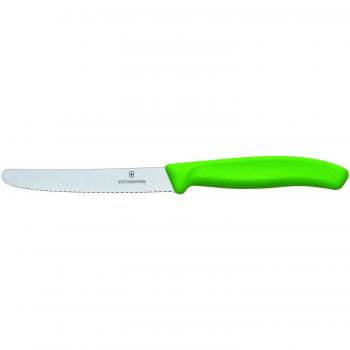 Cuchillo para Tomates Victorinox Swiss Classic Serrado Verde (Juego de 2)