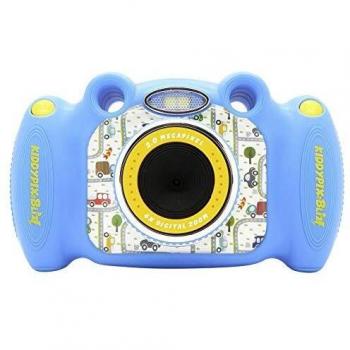EasyPix KiddyPix Blizz Blue - Digital Camera for Kids with 2MP, Compact Design and Built-in Games