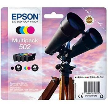 Epson C13T02V64010 - Tinta adecuado para XP5100, multipack 502 color negro, magenta, amarillo y cian