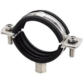 Abrazadera Isofónica Reforzada M8+M10 Inoxidable A4 40 mm (Caja de 25 uds.)
