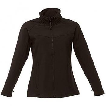 Chaqueta Softshell Interactiva Impermeable para Mujer Regatta Uproar Negra, Talla 22