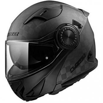 LS2 NC Casco per Moto, Hombre, Negro, S