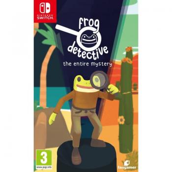 Frog Detective: The Entire Mystery - Videojuego para Nintendo Switch, incluye todos los episodios de la serie Frog Detective, gráficos coloridos y estilo visual único, jugabilidad basada en la resolución de misterios, enfoque en la narrativa y el