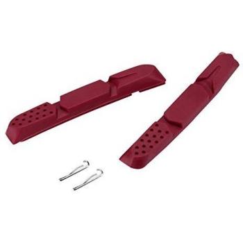 Jagwire Mountain Pro - Pastilla de Freno para Bicicletas, Color Rojo