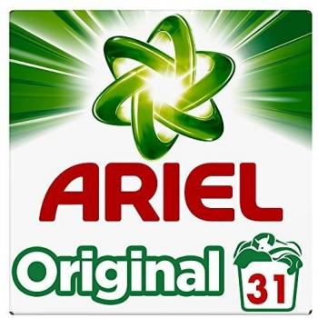 Ariel Detergente en Polvo para Lavadora, Original, 31 Lavados