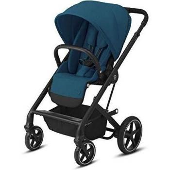Cybex Balios S Lux Stroller with Black Chassis in River Blue Color