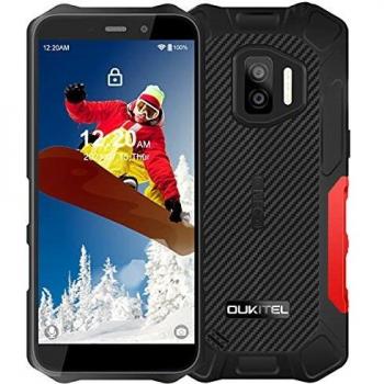 OUKITEL WP12 Pro (2021) Móvil Libre Resistente Android 11, 4+64GB Impermeable IP68 Rugged Smartphone, Telefono Movil Robusto Dual 4G, IP68 IP69K, 4000 mAh, Cámara Triple de 13 MP, Face ID/NFC